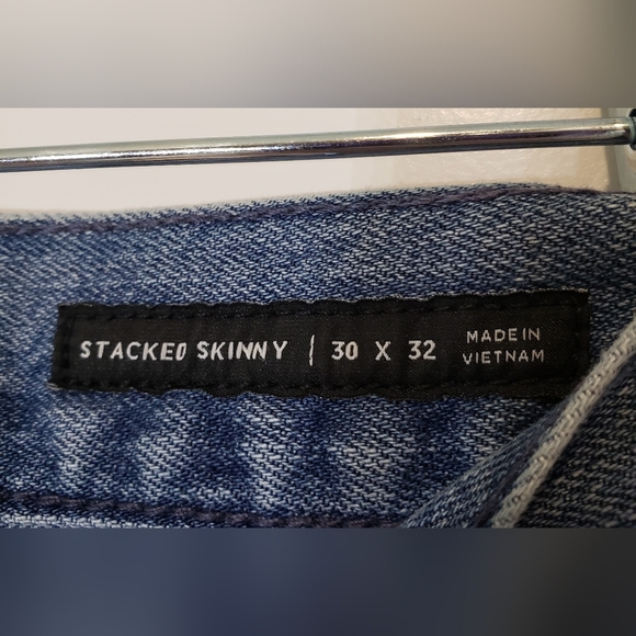 Pacsun Jeans Stacked Skinny Comfort Stretch Mens Size 30X32 Cotton - Picture 7 of 16